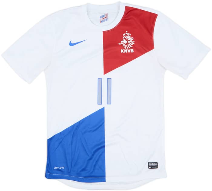 2013-14 Netherlands Away Shirt Robben #11 - 9/10 - (S)