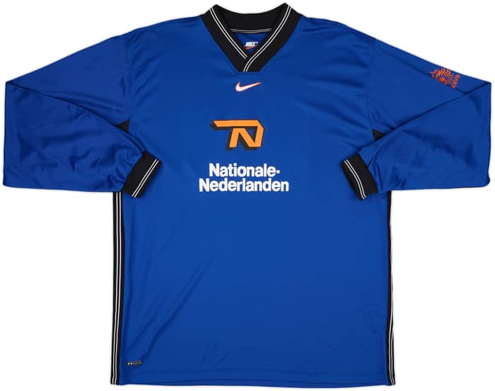 1998-00 Netherlands Nike Player Issue Training L/S Shirt #11 - 7/10 - (XL)