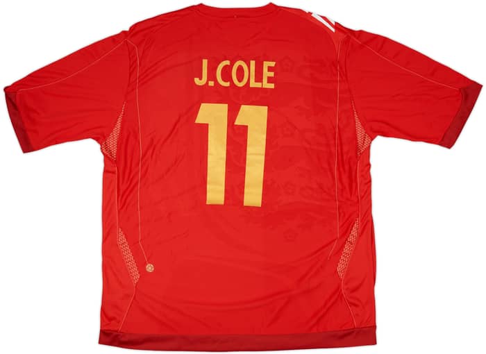 2006-08 England Away Shirt J. Cole #11 - 9/10 - (XXL)