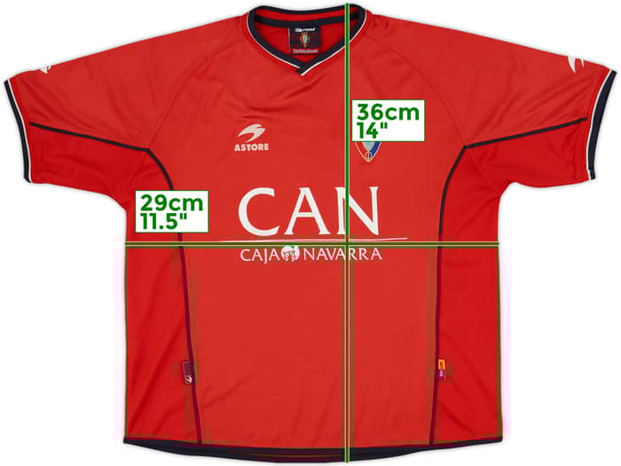2002-03 Osasuna Home Shirt - 5/10 - (XL)