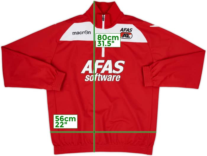 2014-15 AZ Alkmaar Macron 1/4 Zip Drill Top - 5/10 - (XXL)