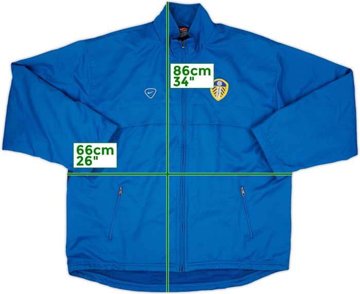 2000-01 Leeds United Nike Track Jacket - 8/10 - (L)