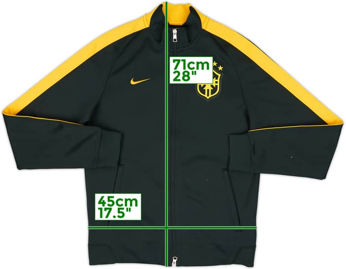 2014-15 Brazil Nike Track Jacket - 7/10 - (S)