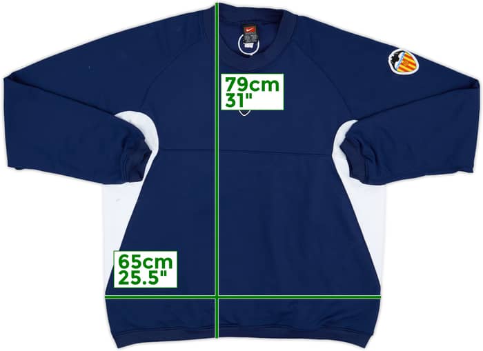 2000-01 Valencia Nike Sweat Top - 6/10 - (XL)