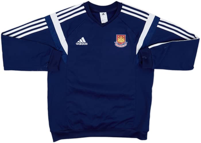 2014-15 West Ham adidas Sweat Top - 8/10 - (M)