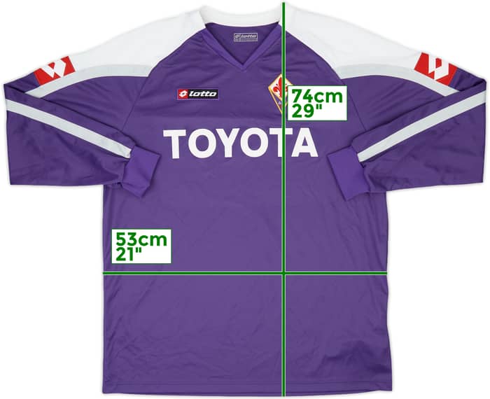 2007-08 Fiorentina Lotto Training L/S Shirt - 7/10 - (XXL)