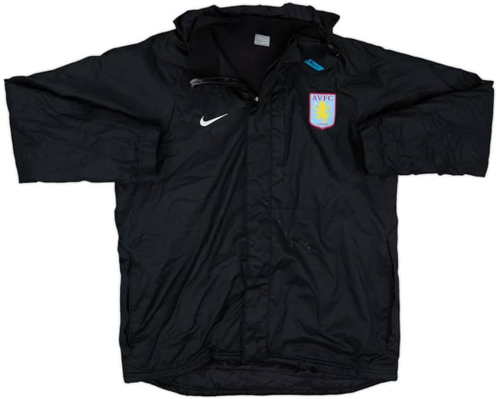 2007-08 Aston Villa Nike Hooded Rain Jacket - 8/10 - (L)