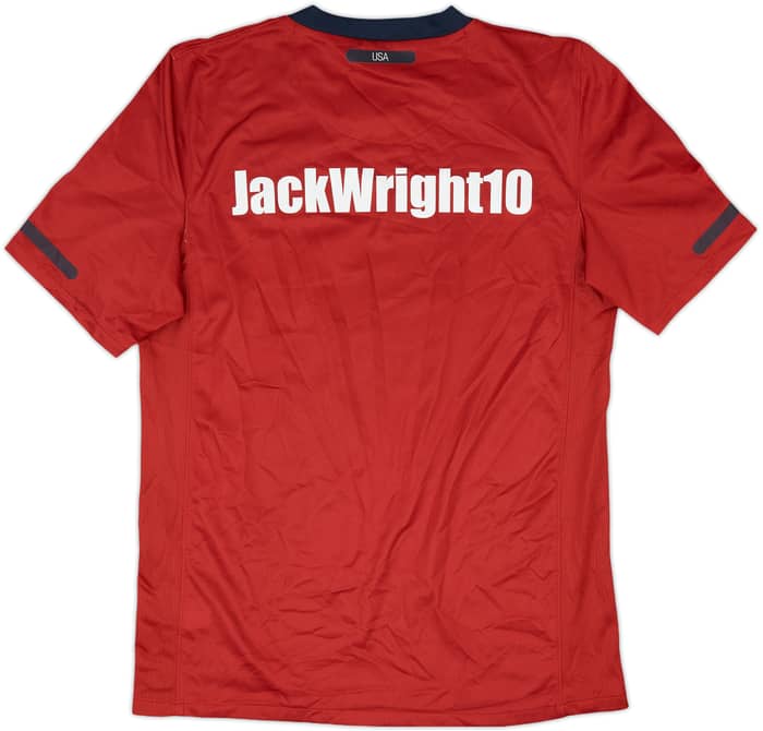 2011-12 USA Away Shirt Jack Wright 10 - 9/10 - (S)