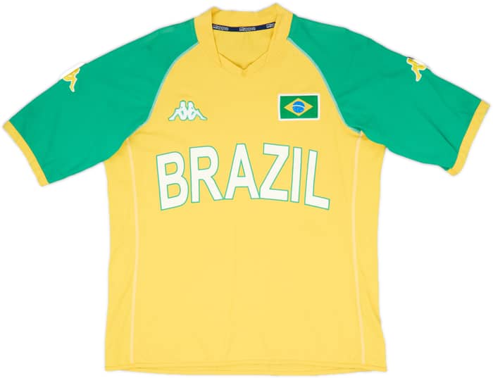 2000-02 Brazil Kappa Training Shirt - 8/10 - (M)