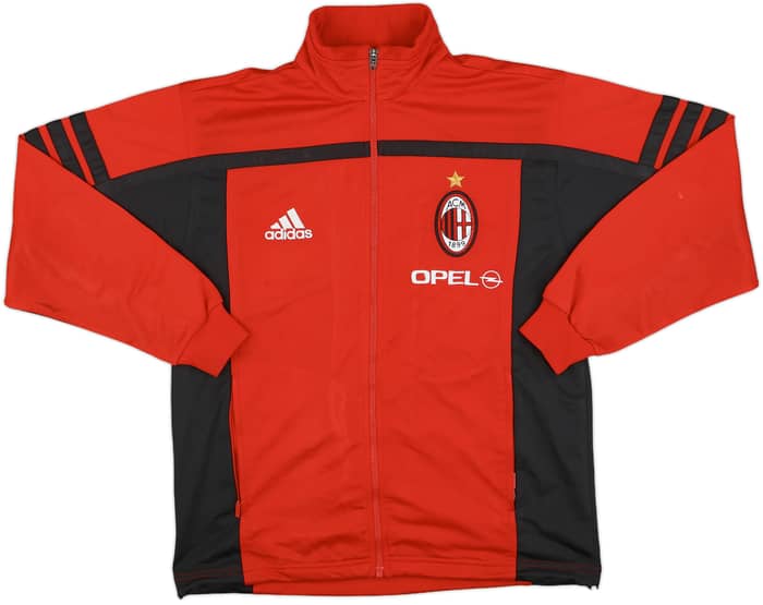 2000-01 AC Milan adidas Track Jacket - 8/10 - (L)