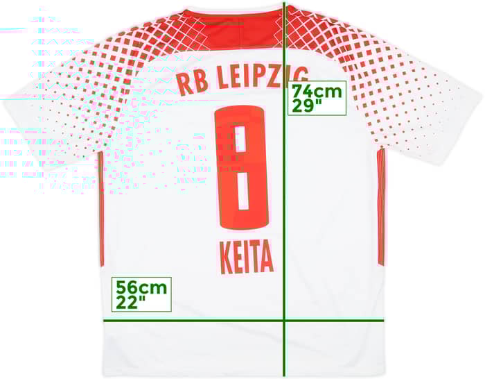 2017-18 RB Leipzig Home Shirt Keita #8 (XL)