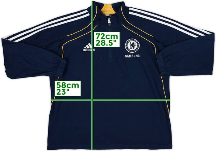 2010-11 Chelsea adidas Fleece Jacket - 6/10 - (M/L)