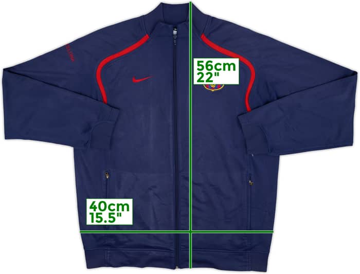 2006-07 Barcelona Nike Track Jacket - 8/10 - (L)