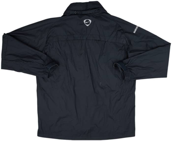 2006-07 Manchester United Nike Hooded Rain Jacket - 8/10 - (M)