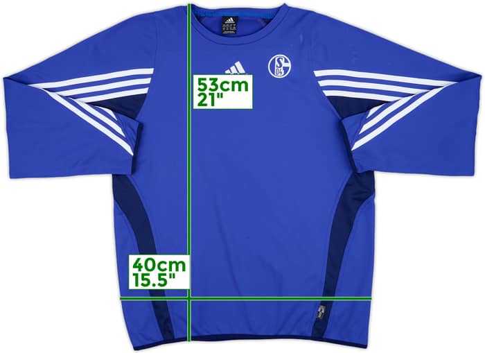 2003-04 Schalke adidas Sweat Top - 7/10 - (XL.Boys)