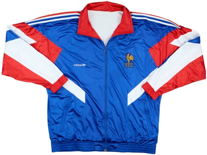 1990-92 France adidas Track Jacket - 6/10 - (XL)