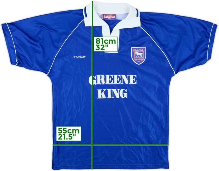 1998-00 Ipswich Punch Leisure Shirt - 5/10 - (XXL)