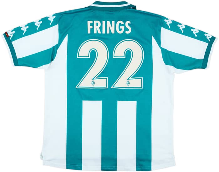 2000-01 Werder Bremen Home Shirt Frings #22 - 7/10 - (XL)