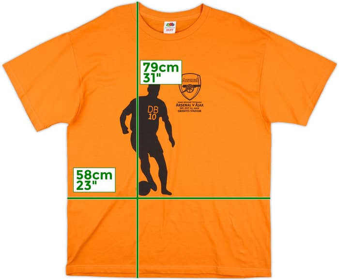 2006 Arsenal 'Dennis Bergkamp Testimonial' Cotton Tee Bergkamp #10 - 10/10 - (XL)