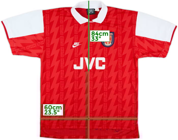 超格安価格 1994-96 Arsenal Home Shirt #9 - 6/10 - (XXL) ウェア