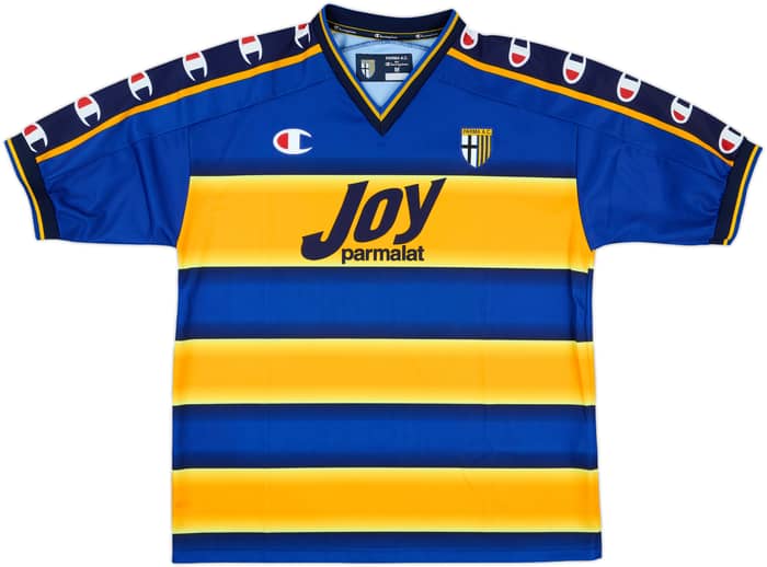 2001-02 Parma Home Shirt F. Cannavaro #17 - 10/10 - (M)