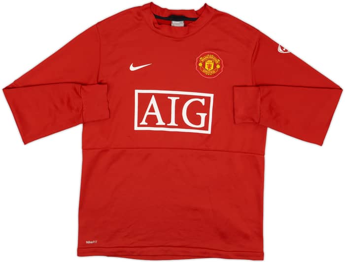 2009-10 Manchester United Nike Sweat Top - 6/10 - (M)