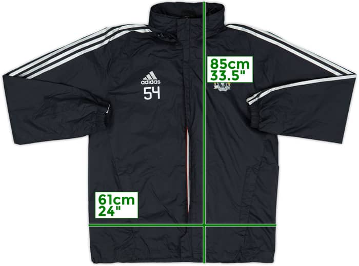 2011-12 Liverpool adidas Player Issue Hooded Rain Jacket #54 - 10/10 - (L/XL)