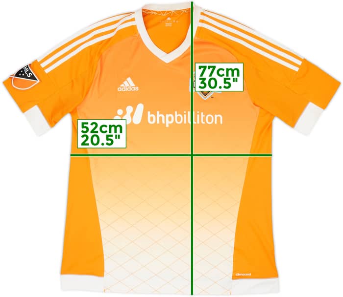 2014 Houston Dynamo Home Shirt - 8/10 - (L)