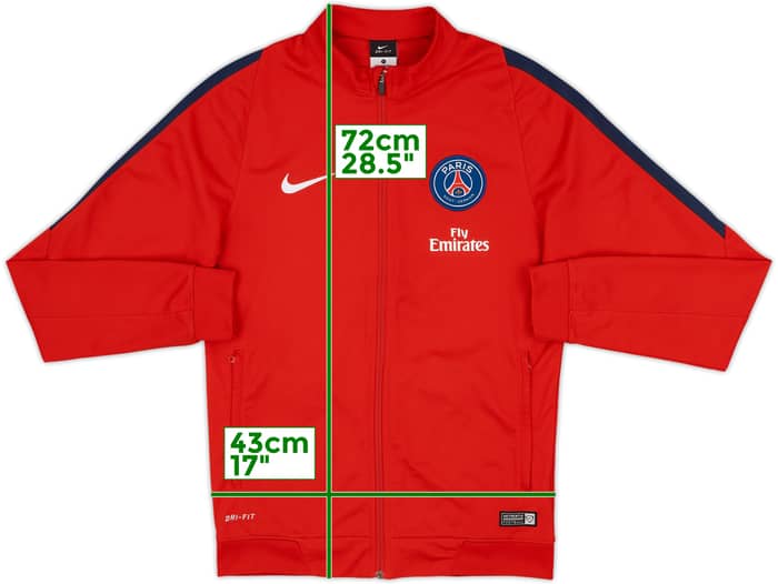 2016-17 Paris Saint-Germain Nike Track Jacket - 7/10 - (S)