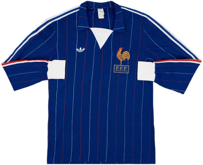 1980-82 France Home L/S Shirt - 8/10 - (L)