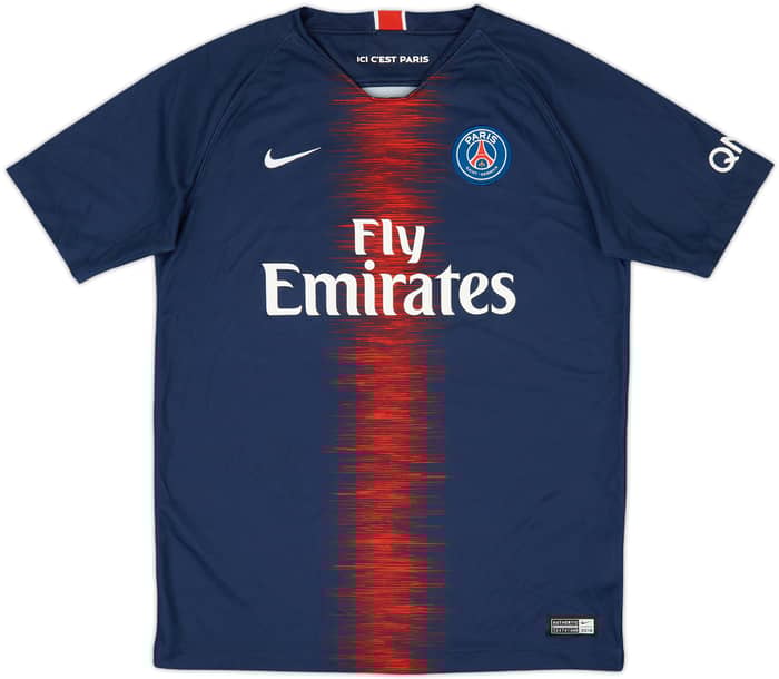 2018-19 Paris Saint-Germain Home Shirt Mbappe #29 - 9/10 - (XL.Boys)