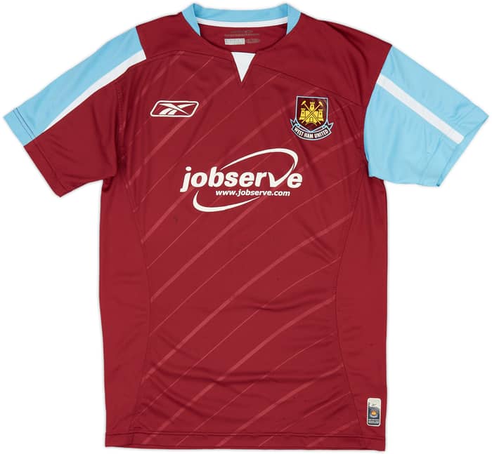 2005-07 West Ham Signed Home Shirt - 7/10 - (XS)