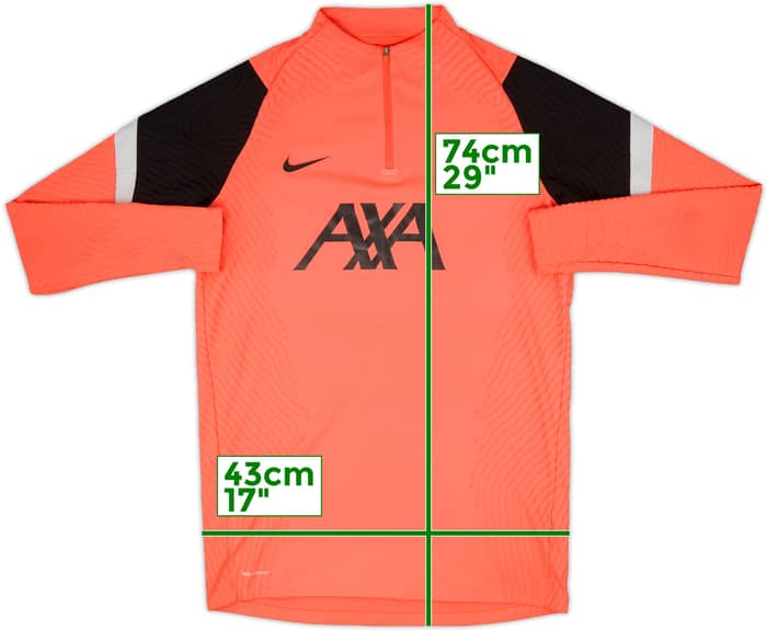 2020-21 Liverpool Nike Vaporknit 1/4 Zip Training Top - 9/10 - (L)
