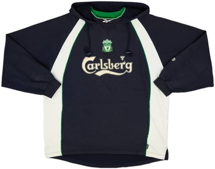 2002-03 Liverpool Reebok Hooded Top - 6/10 - (L)