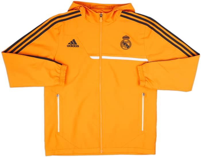 2013-14 Real Madrid adidas Hooded Track Jacket - 8/10 - (M)