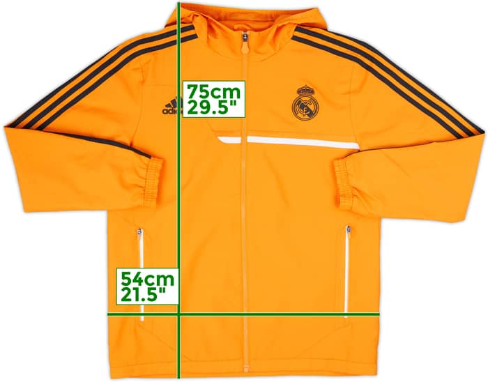 2013-14 Real Madrid adidas Hooded Track Jacket - 8/10 - (M)