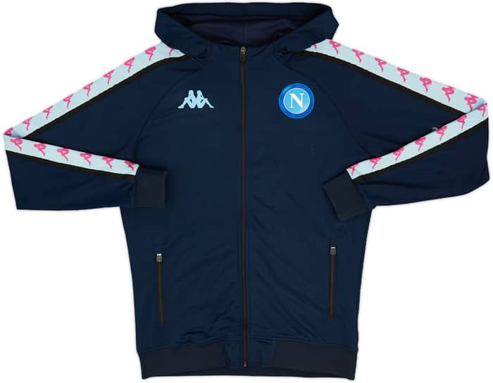 2020-21 Napoli Kappa Hooded Track Jacket - 6/10 - (M)