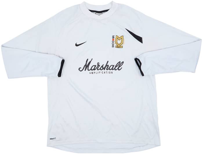 2008-09 MK Dons Home L/S Shirt Fat Head #88 - 5/10 - (L)