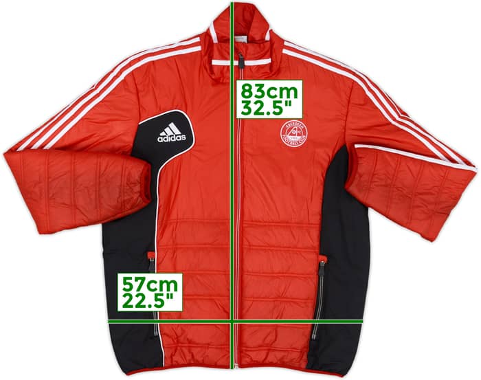 2012-13 Aberdeen adidas Padded Bench Coat - 8/10 - (M)