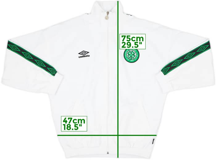 1994-95 Celtic Umbro Track Jacket - 9/10 - (S)
