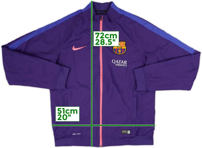 2015-16 Barcelona Nike Track Jacket - 8/10 - (M)