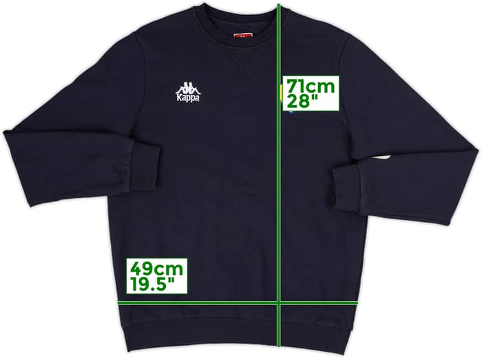 2015-16 Leeds United Kappa Sweat Top - 8/10 - (L)