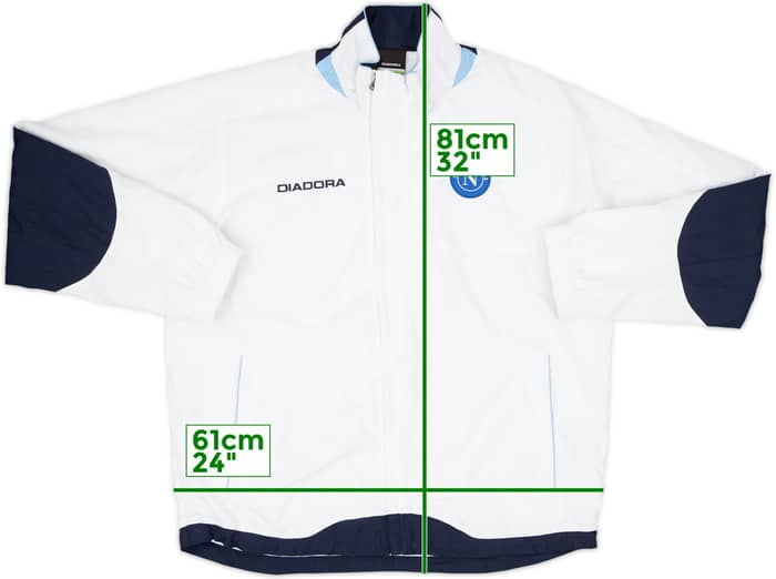 2002-03 Napoli Diadora Track Jacket - 9/10 - (XL)