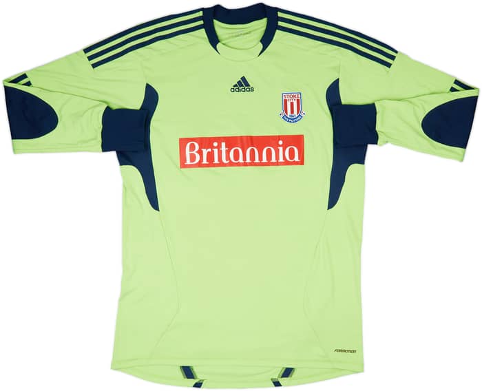 2011-12 Stoke City Green GK Shirt #1 (Begovic) - 9/10 - (L)
