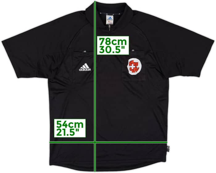 1990s Switzerland adidas Referee Shirt - 7/10 - (L)