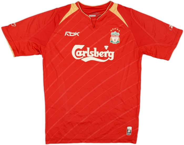2005-06 Liverpool CL Home Shirt - 6/10 - (S)