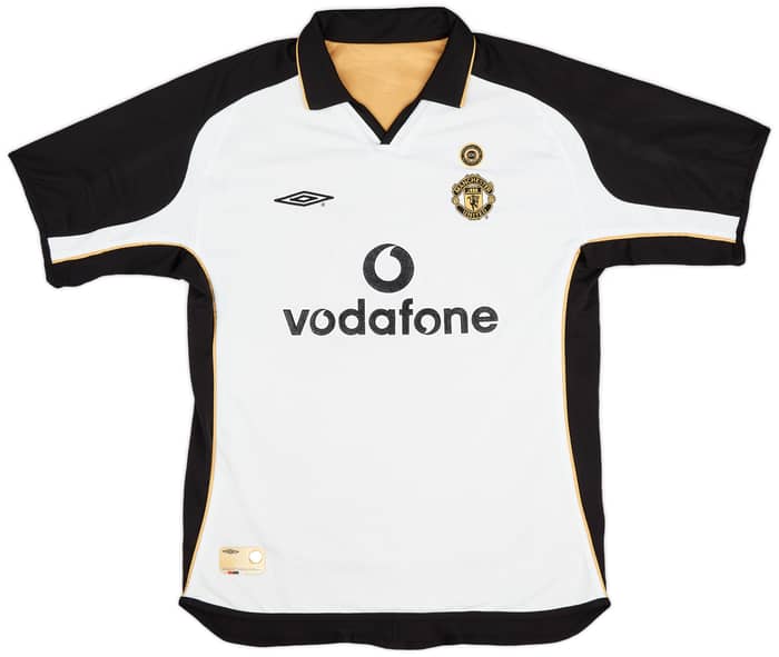 2001-02 Manchester United Centenary Away/Third Shirt Veron #4 - 6/10 - (L)