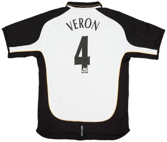 2001-02 Manchester United Centenary Away/Third Shirt Veron #4 - 6/10 - (L)