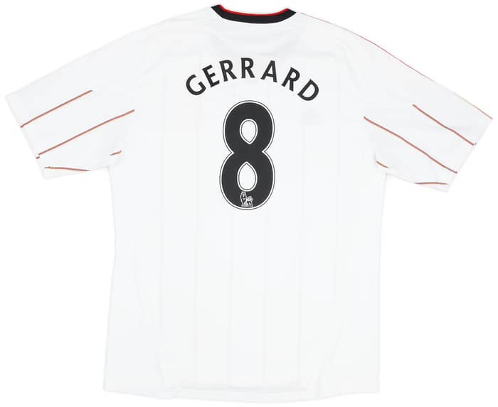 2010-11 Liverpool Away Shirt Gerrard #8 - 8/10 - (XL)