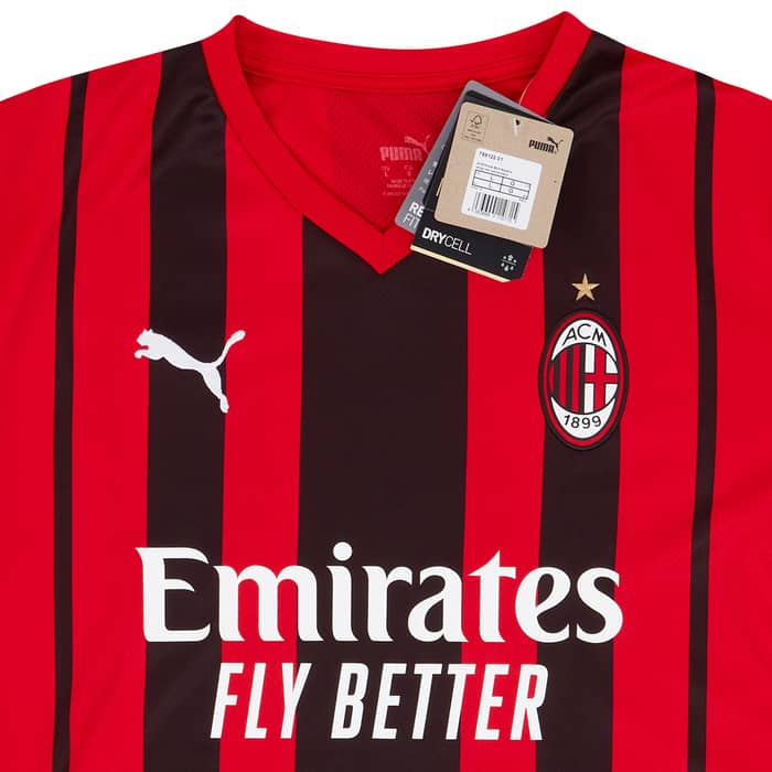 2021-22 AC Milan Home Shirt